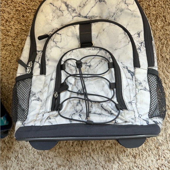 Pottery Barn Teen Rolling Backpack. Used only one school year. - Picture 2 of 11
